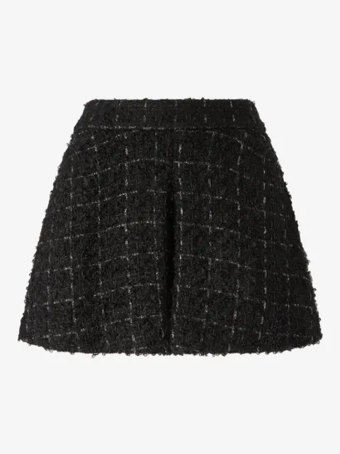 Genny shorts de tweed con pinzas