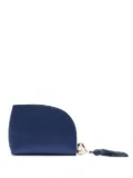 Genny heart-shaped tassel clutch bag - Blue