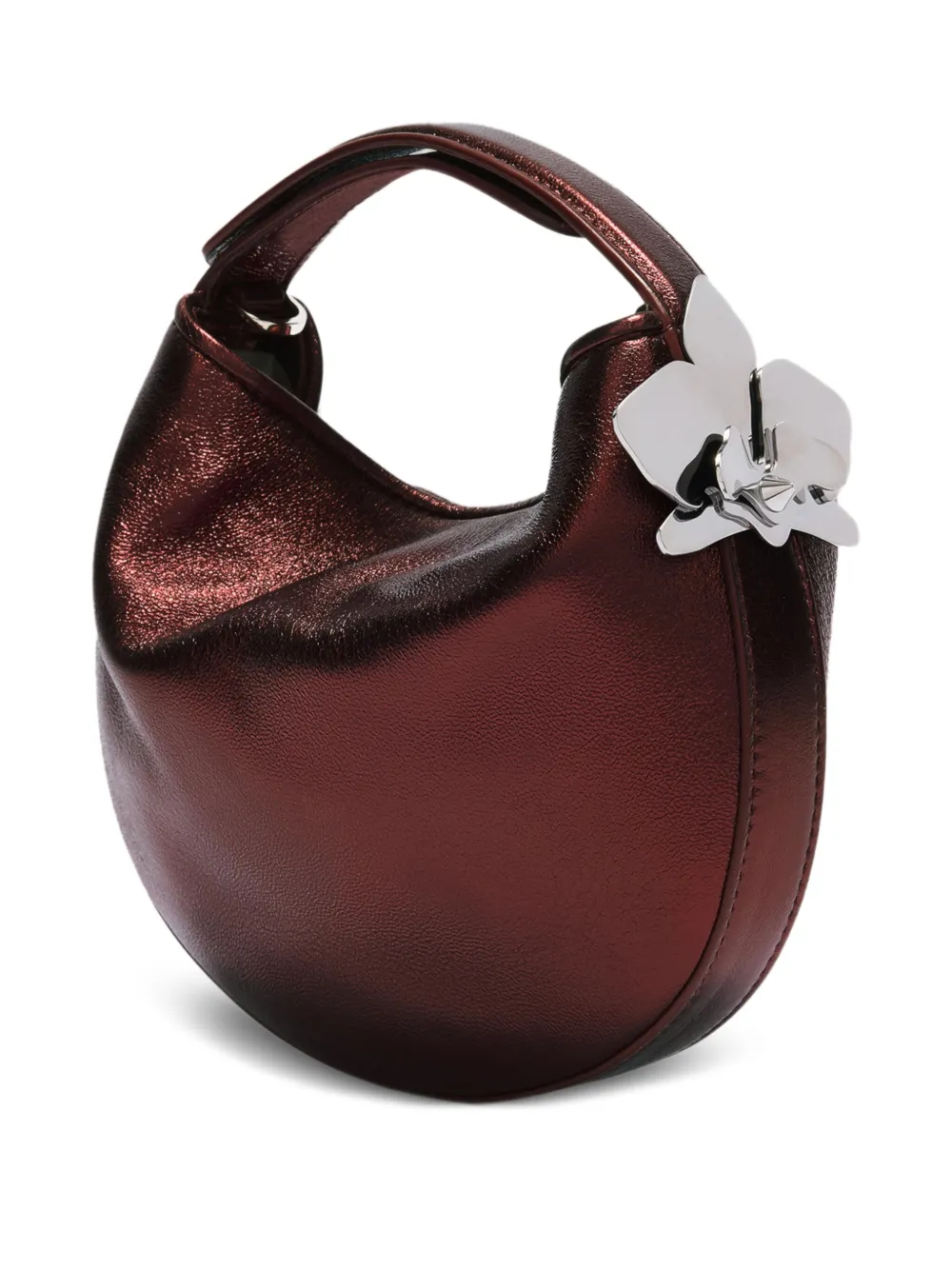 Genny Mini Fortune shopper met metallic-effect Rood