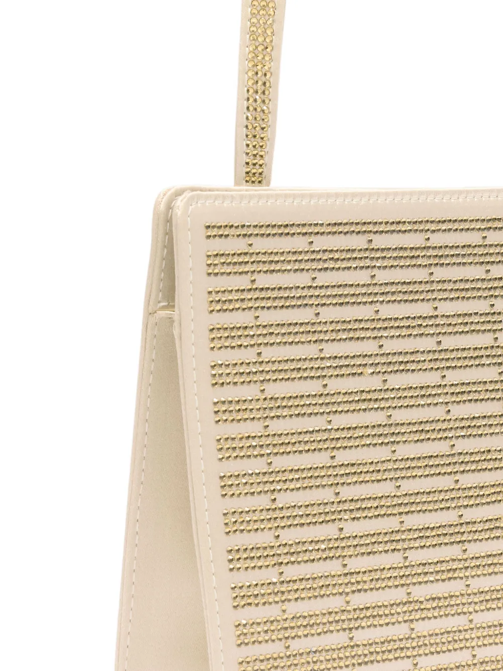 Genny So Chick Crystal-embellished Mini Bag In Neutral