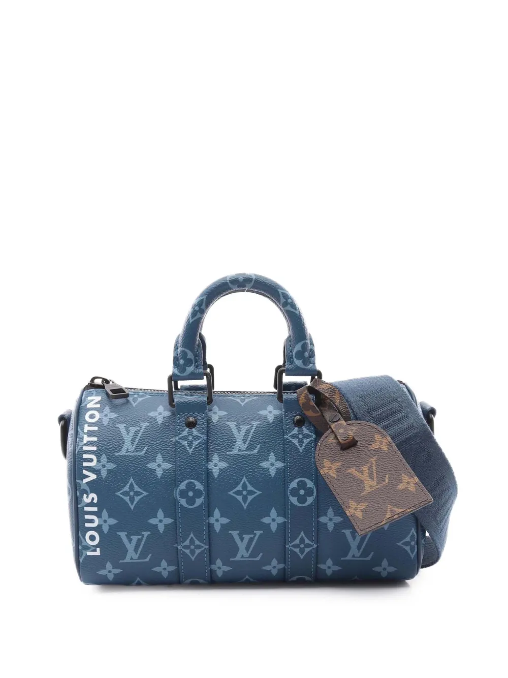 Louis Vuitton Pre-Owned 2021-2025 Monogram Keepall Bandouliere 25 satchel | Blue | Image 1