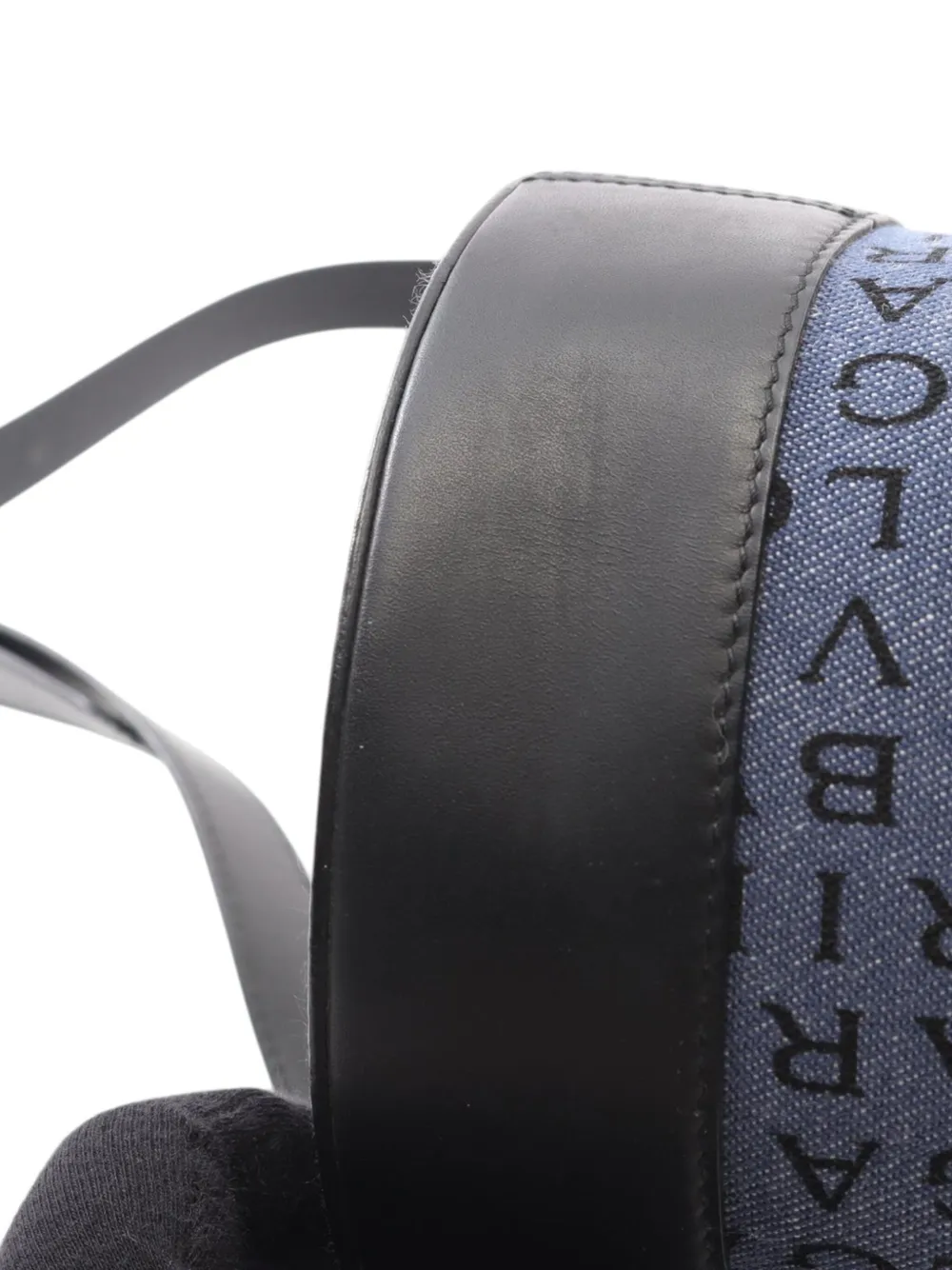 Bvlgari Pre-Owned شنطة كروس 'لوغومانيا دنيم B زيرو 1 سيليندر' 2000-2025 | كلاسيكيات | Image 2