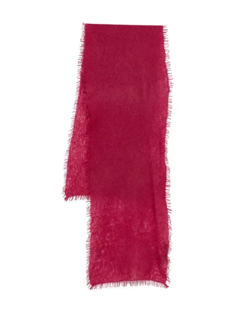 MOULETA felted frayed-edge scarf