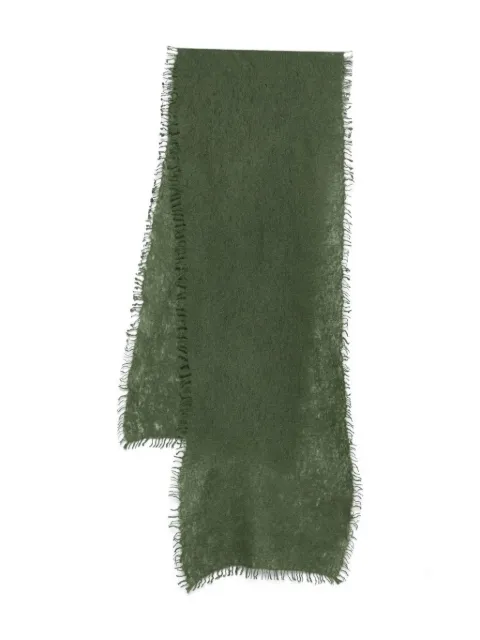 MOULETA felted frayed-edge scarf