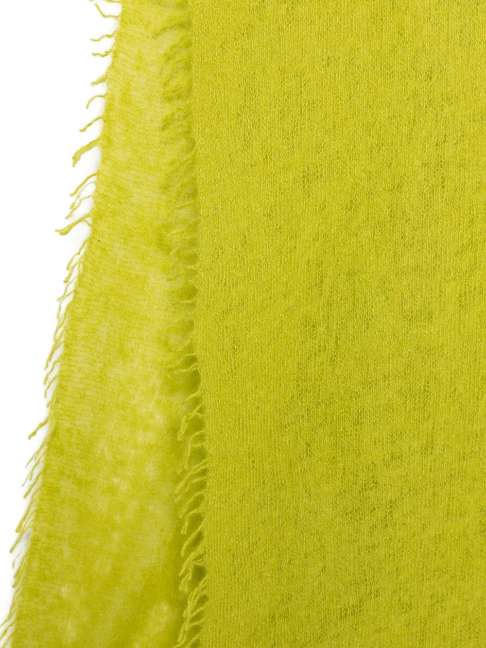 Mouleta Frayed-edge Scarf In Green