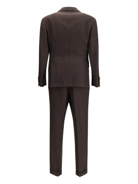 Brunello Cucinelli check-pattern suit