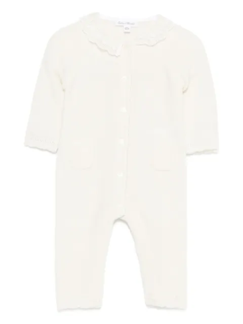 Tartine Et Chocolat lace-collar romper 