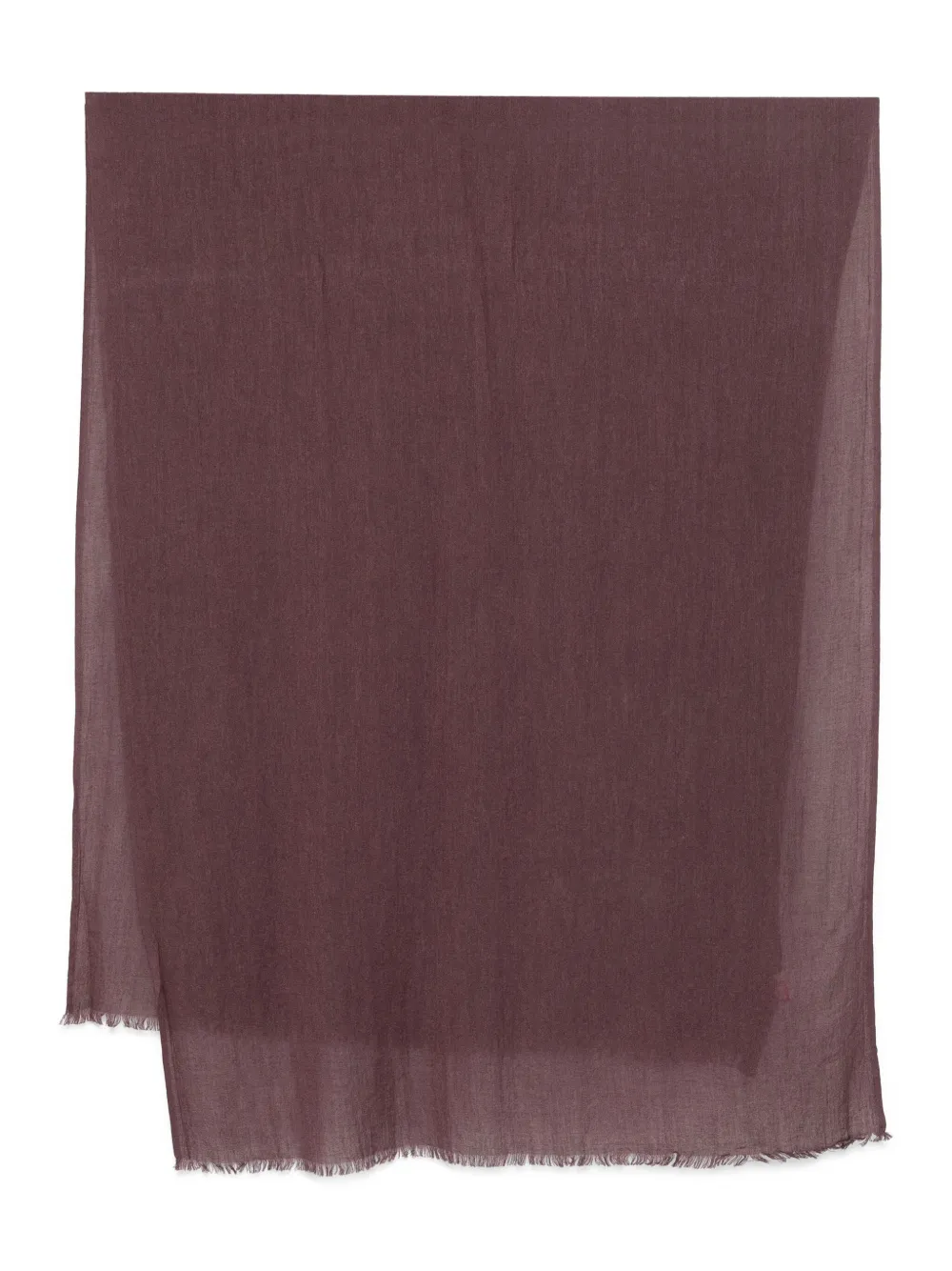 YERSE Johonson frayed-edge scarf | Red | Image 1