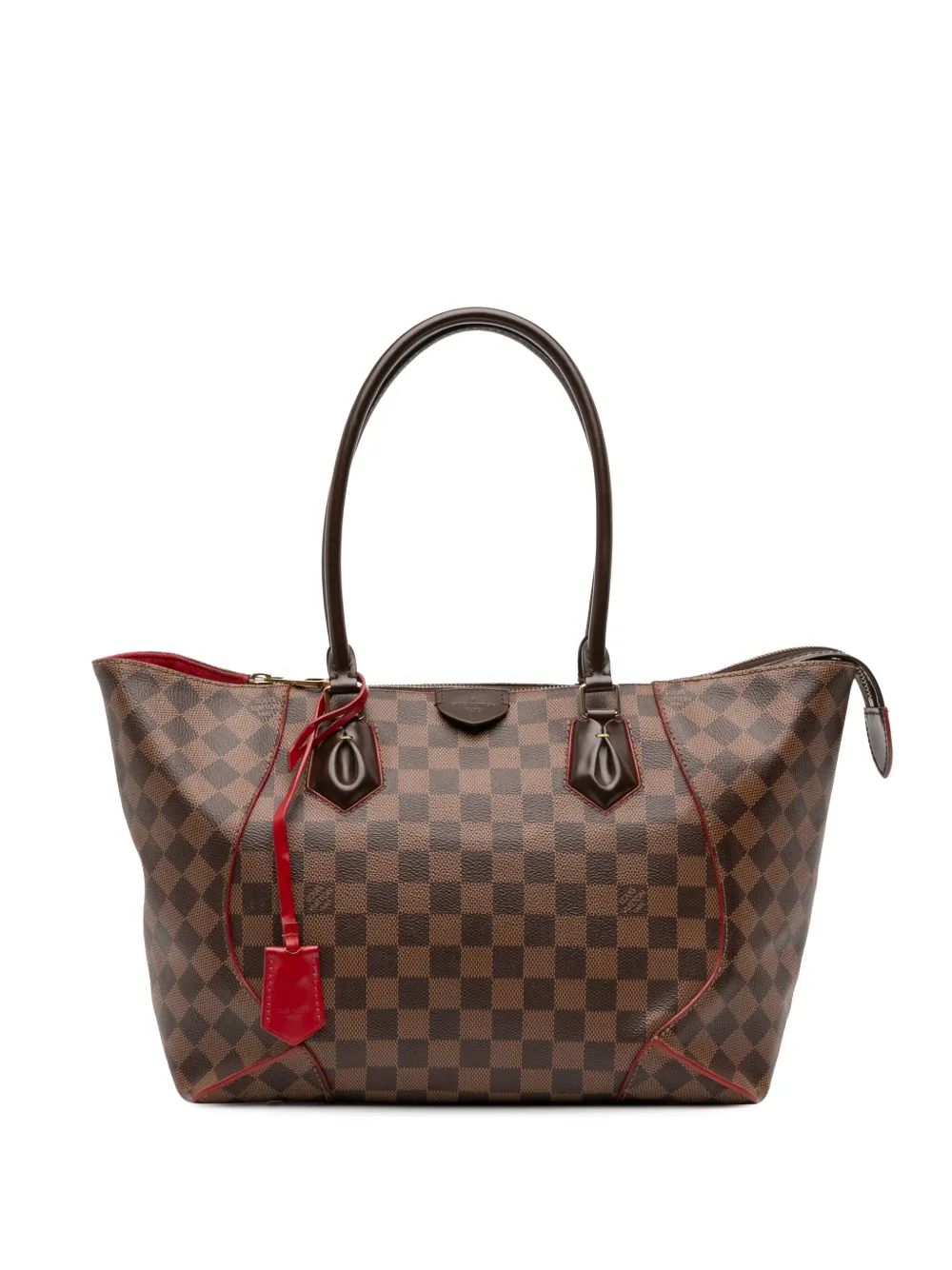 Louis Vuitton Pre-Owned 2015 ダミエ エベヌ カイサ MM ハンドバッグ - ブラウン Louis Vuitton Pre-Owned 2015 ダミエ エベヌ カイサ MM ハンドバッグ - ブラウン