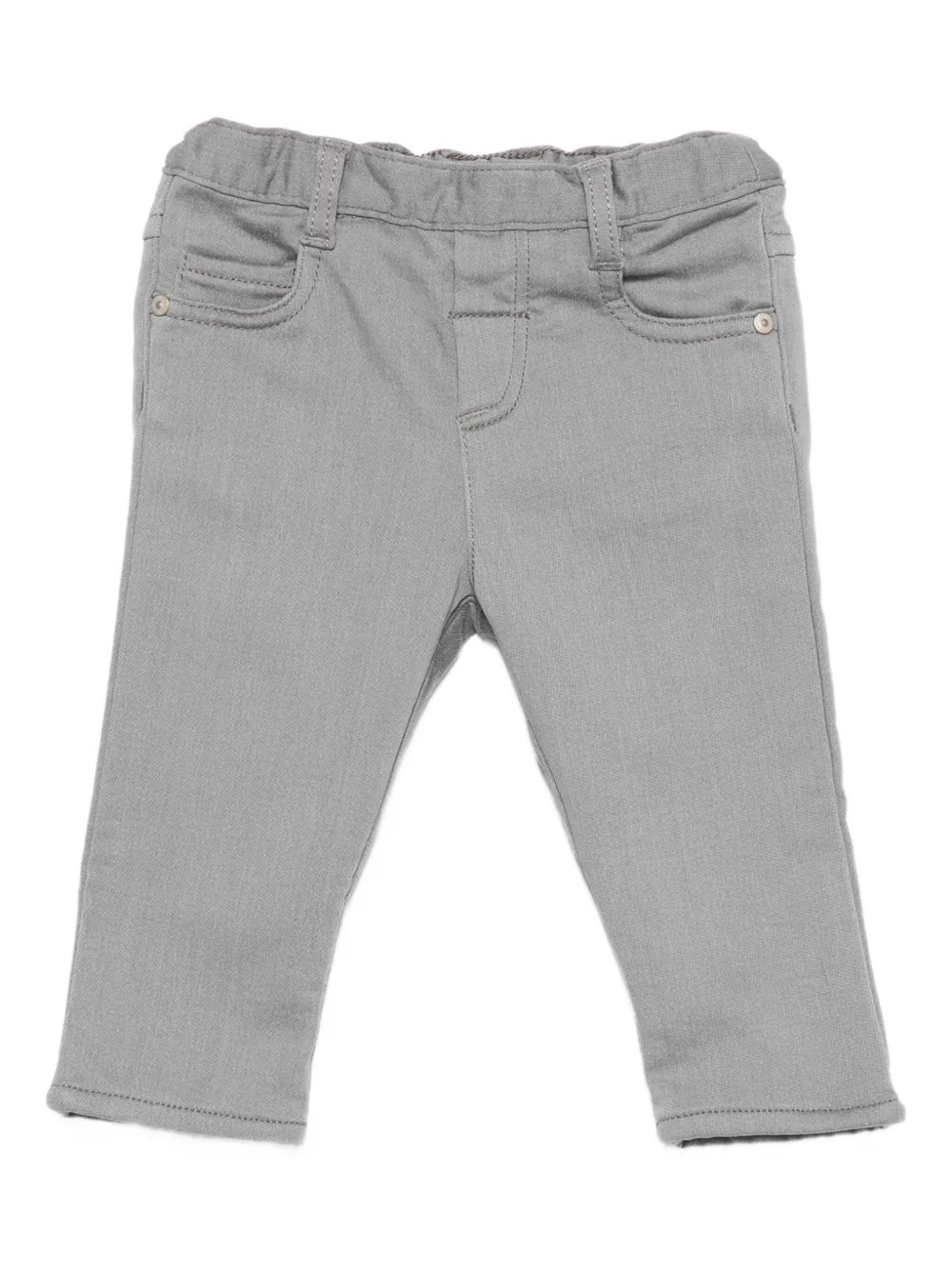 Tartine Et Chocolat Elastic-waistband Trousers In Gray
