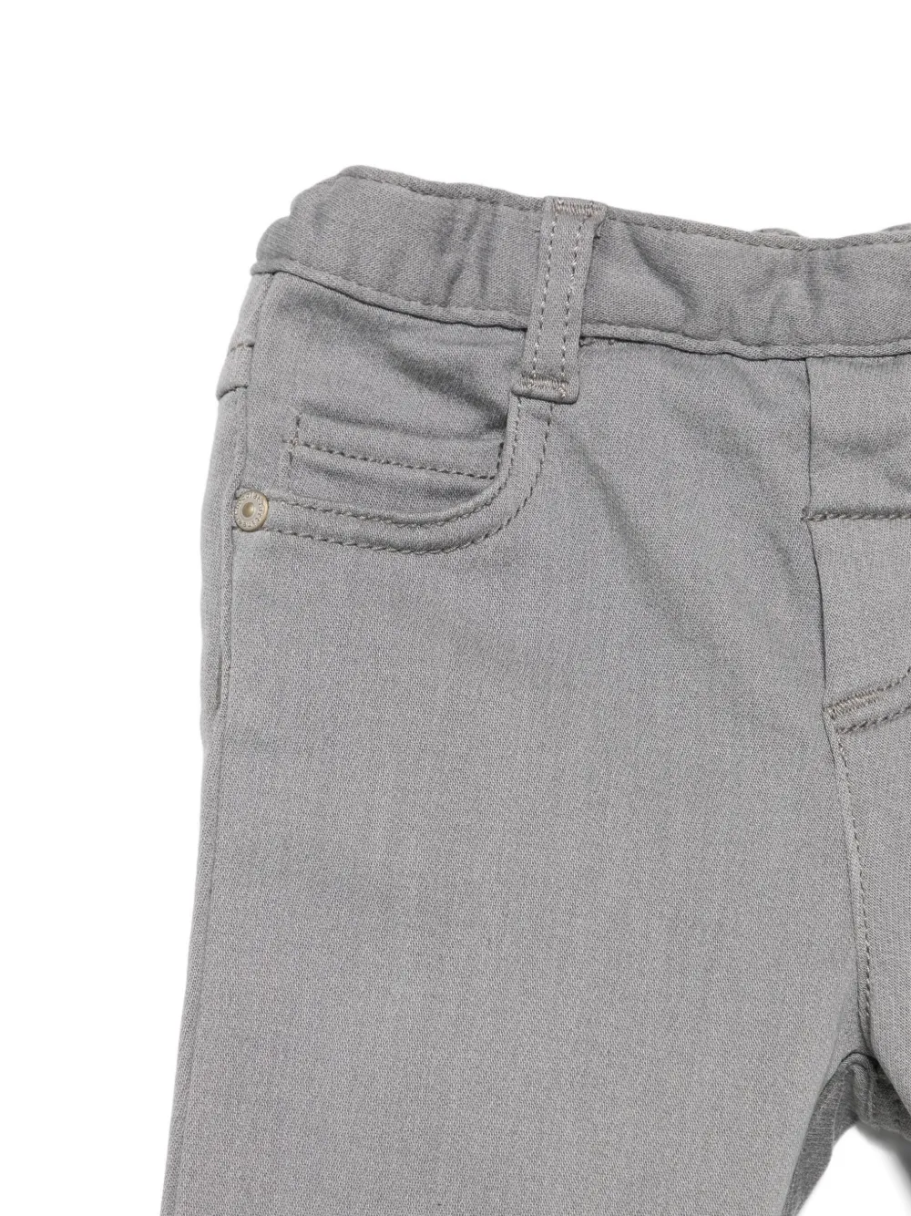 Tartine Et Chocolat Elastic-waistband Trousers In Gray