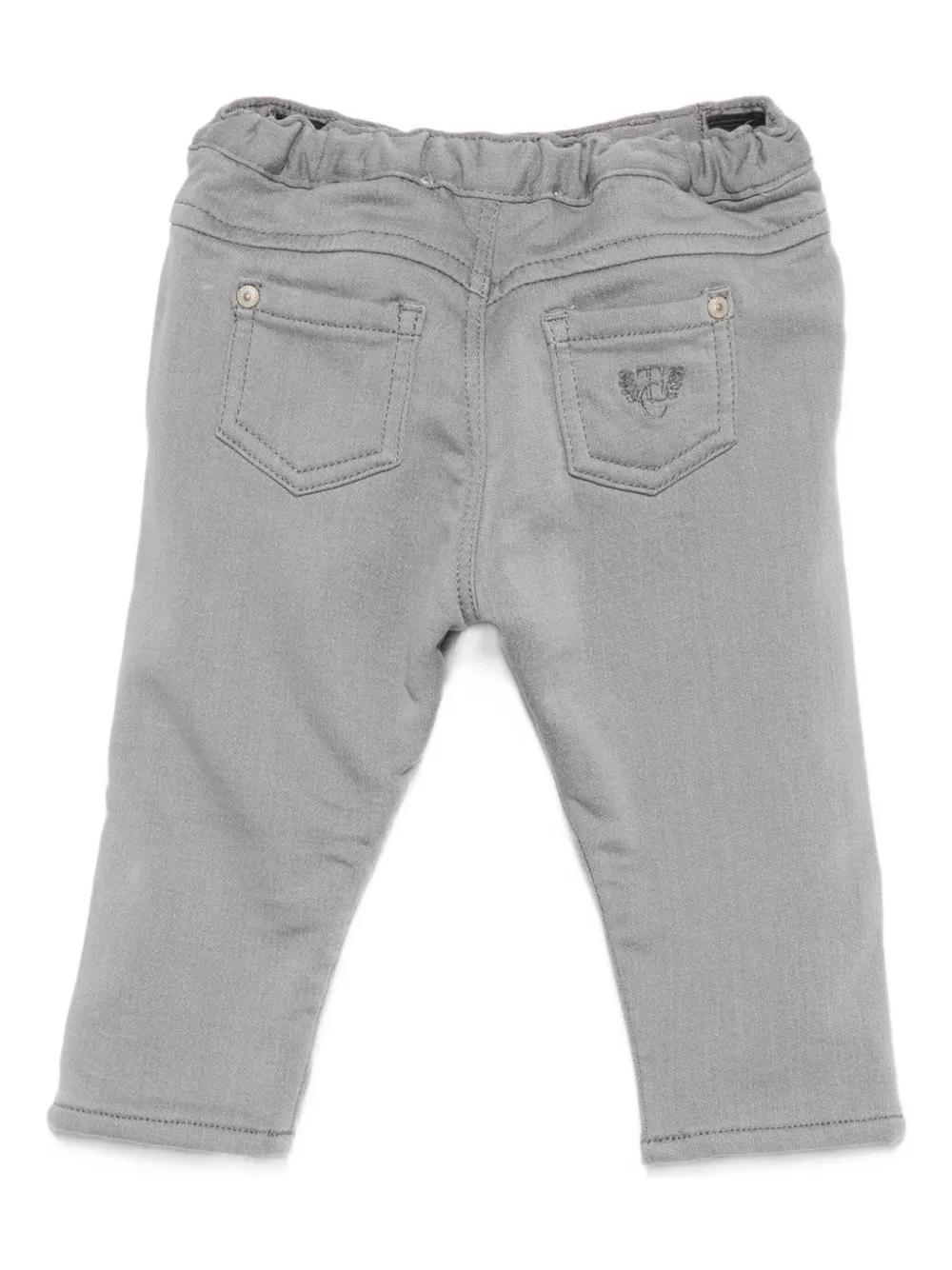 Tartine Et Chocolat Elastic-waistband Trousers In Gray