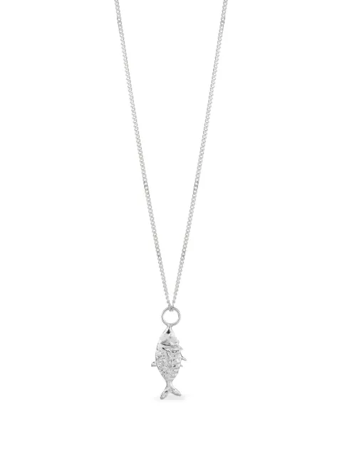 NO MORE  fish-pendant necklace