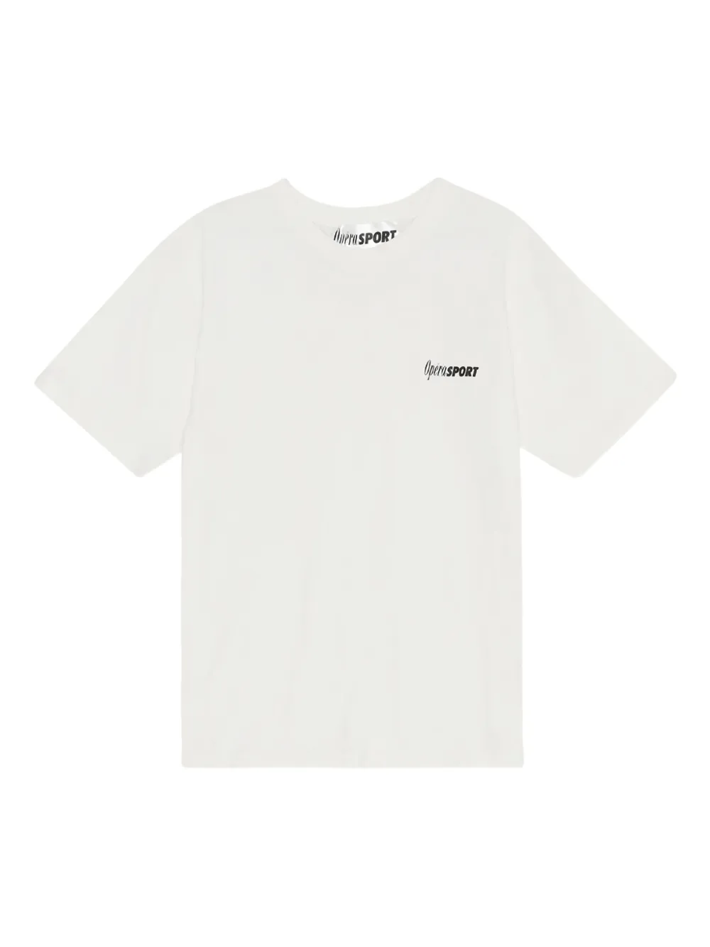 OpéraSPORT playera de algodón con detalle del logo | blanco | Image 1