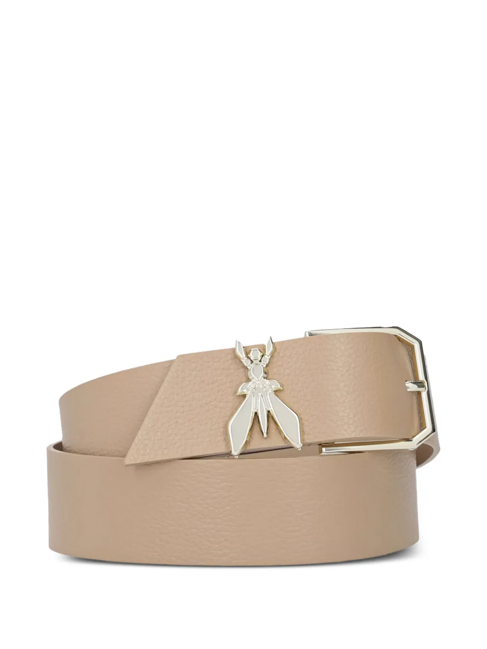 Patrizia Pepe insect-buckle leather belt | Neutrals | Image 1