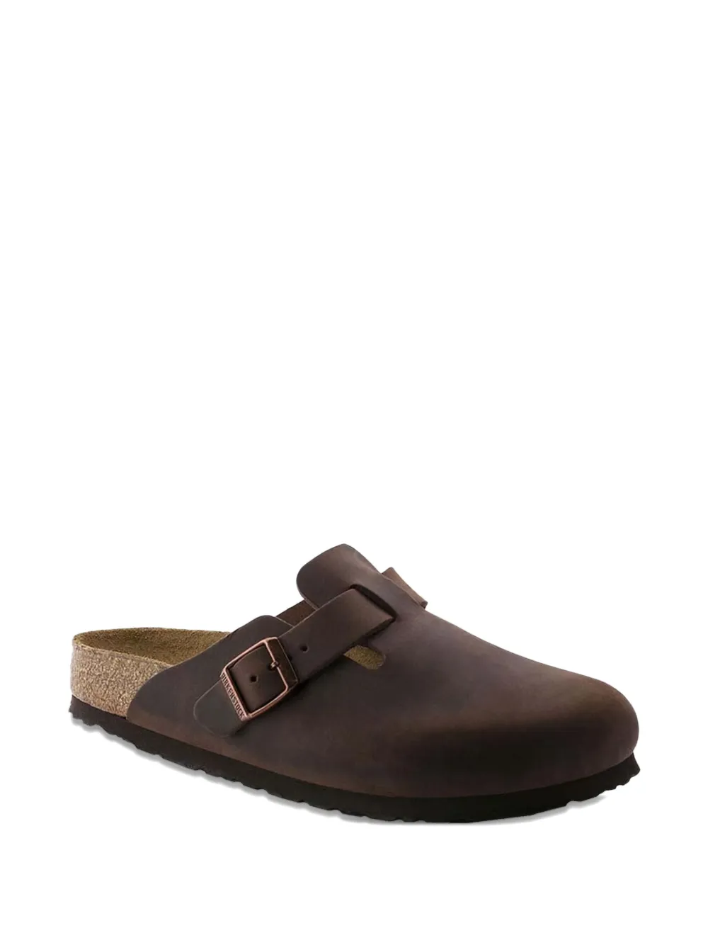 Birkenstock Boston oiled-leather clogs Brown