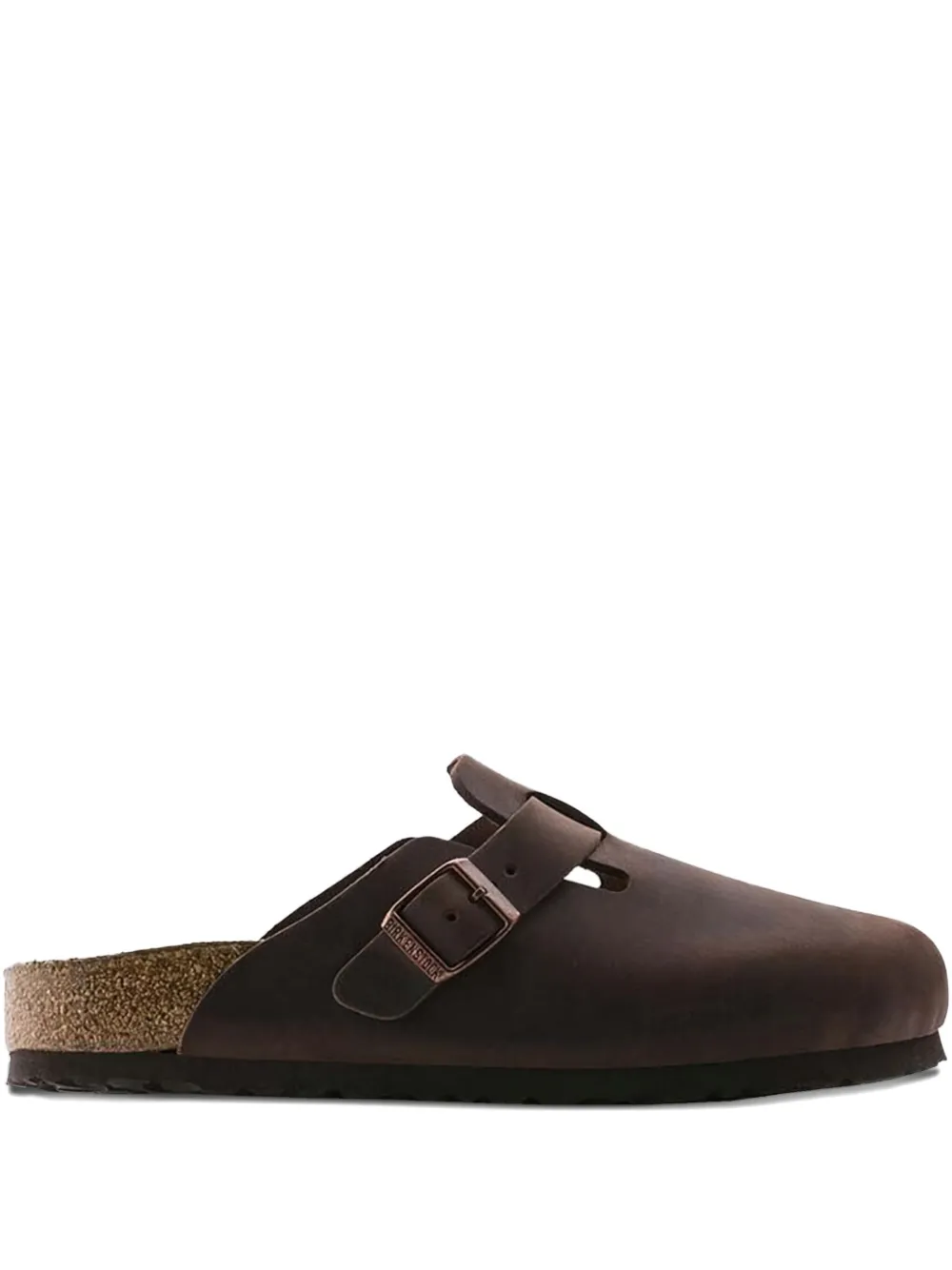Birkenstock Boston oiled-leather clogs Brown