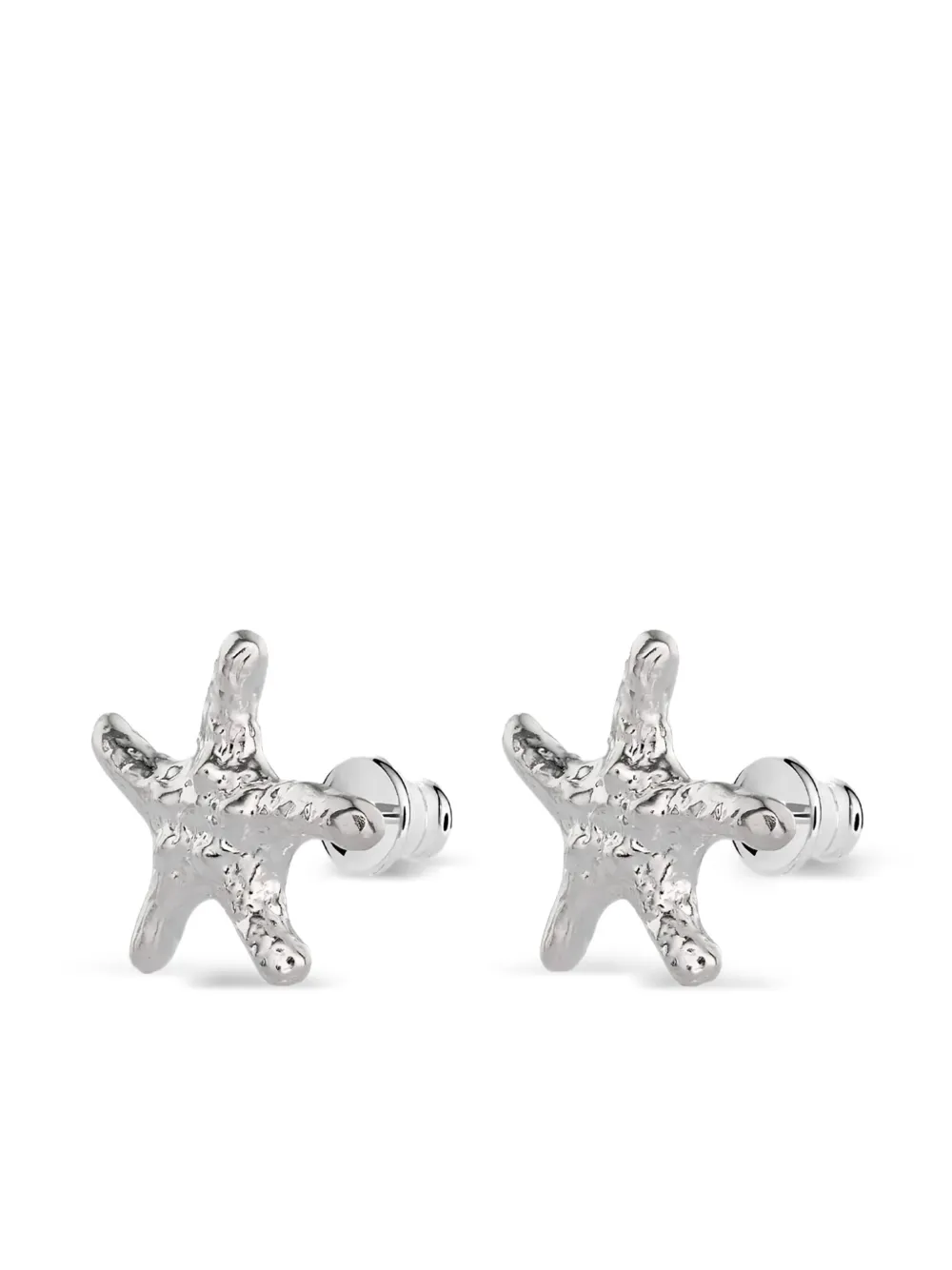 NO MORE Sea Star oorbellen - Zilver