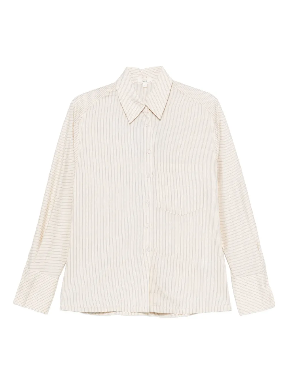 YERSE pinstripe pocket shirt | Neutrals | Image 1
