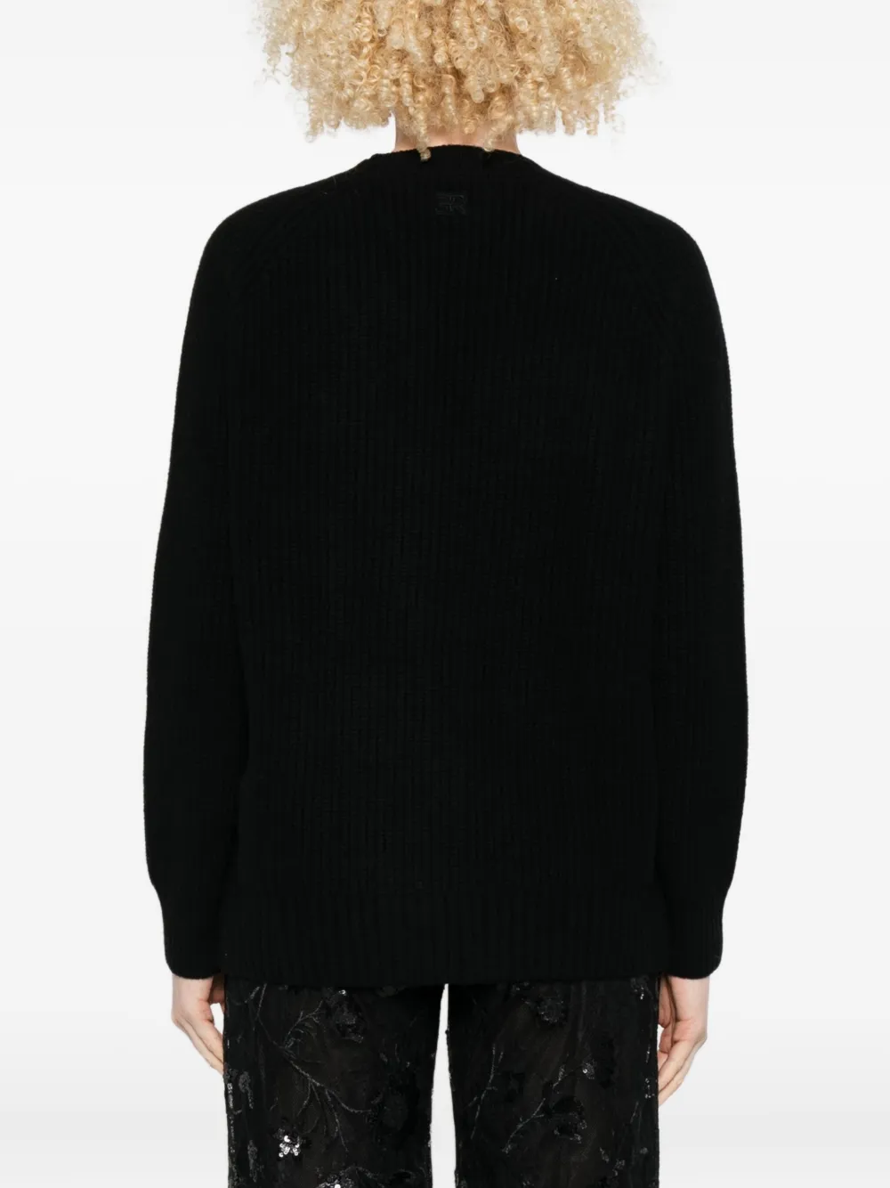Ermanno Firenze Sequin-embellished Cardigan In Black