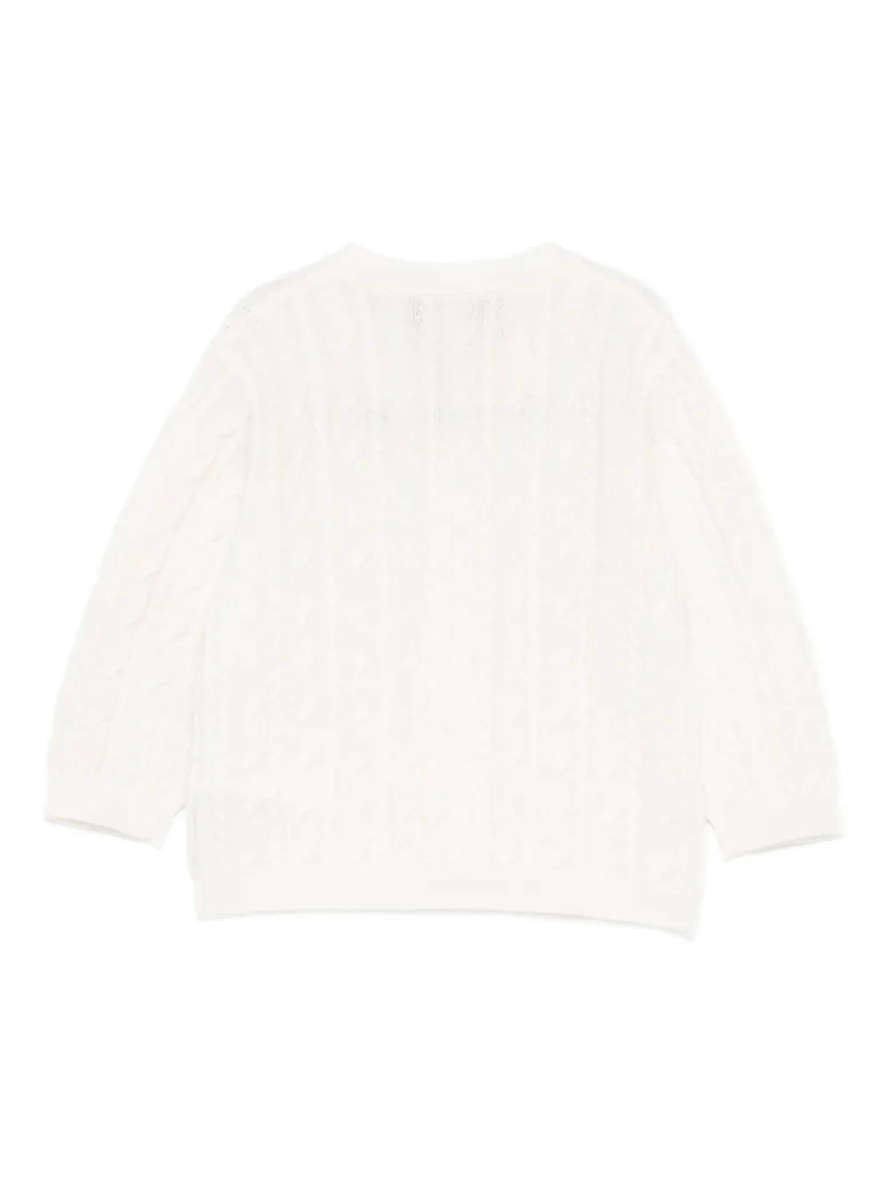 Tartine Et Chocolat Kasjmier vest Wit