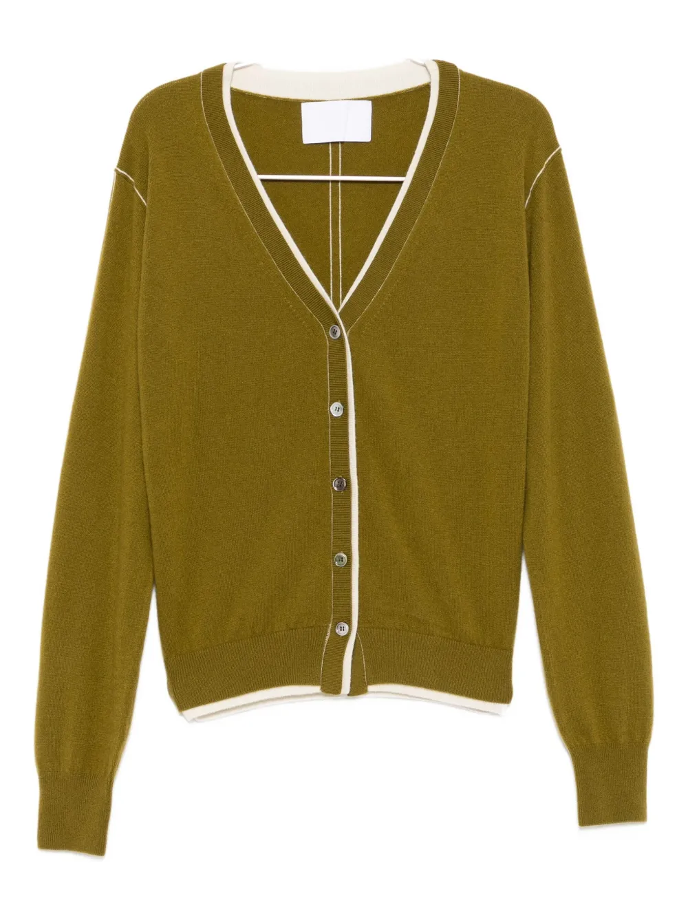 Cuddleup Cashmere Cardigan In Green