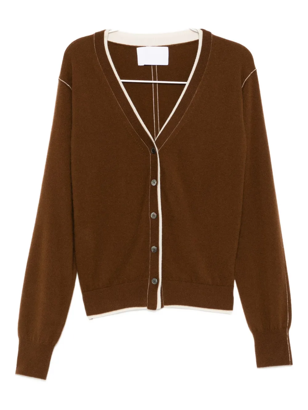 Cuddleup Cashmere Cardigan In Brown