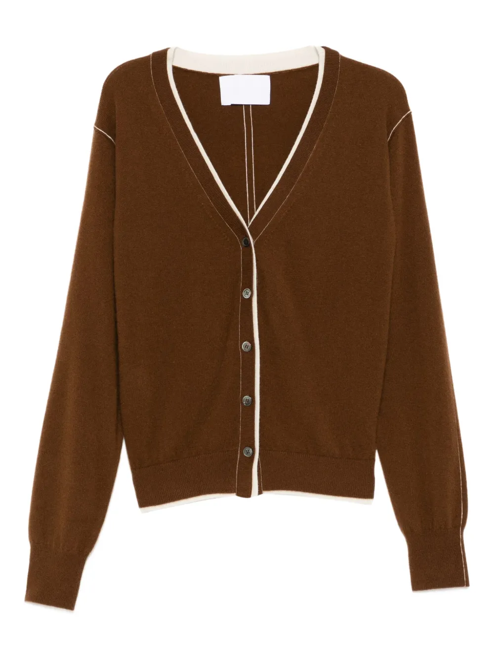 CUDDLEUP cárdigan de cachemira | marrón | Image 1