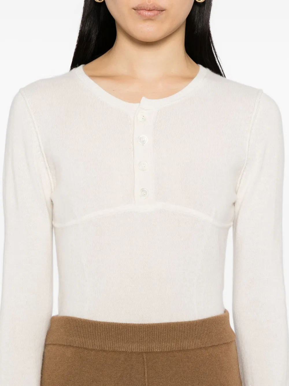 CUDDLEUP Kasjmier trui Beige