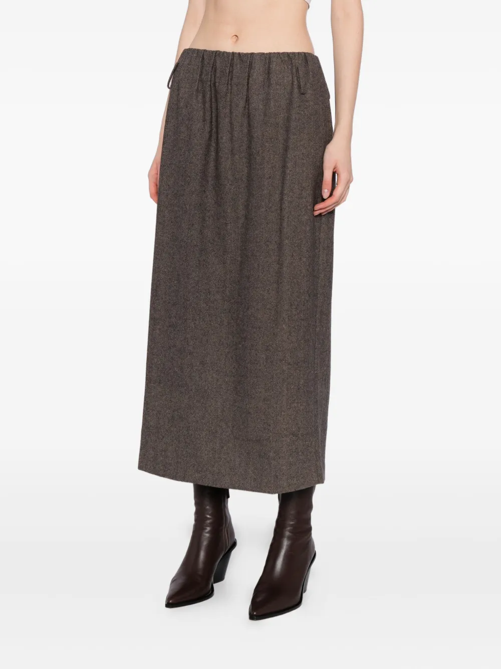 Cotemp A-line Skirt In Brown