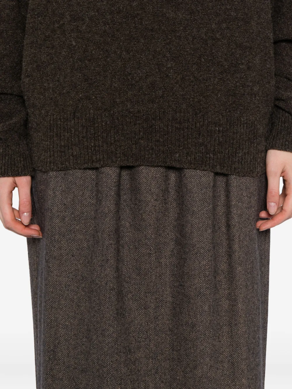 COTEMP A-lijn rok Bruin