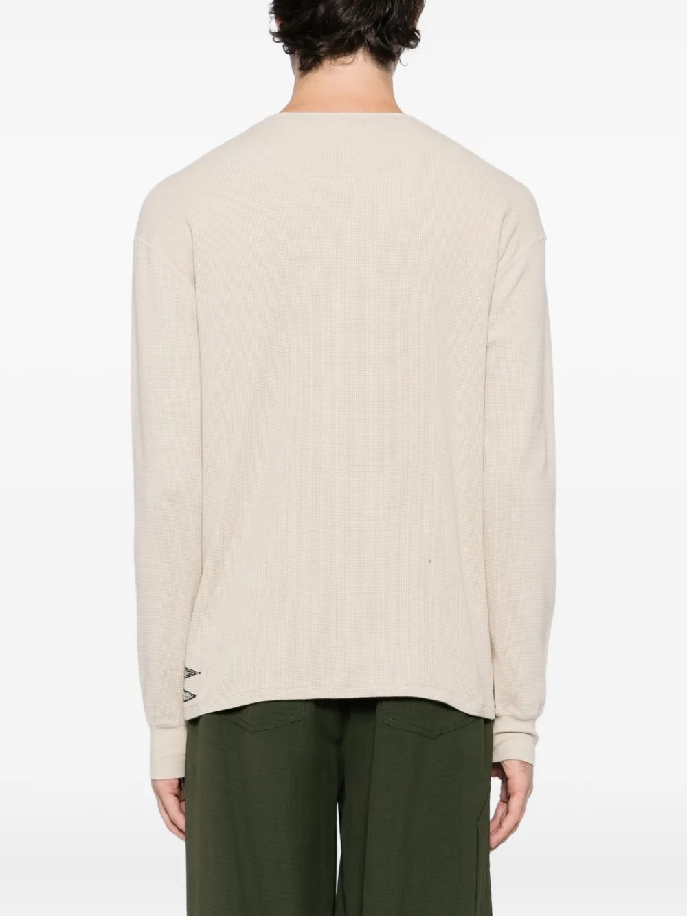  Kamiya Logo-patch T-shirt - Beige 