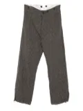 JOHN ALEXANDER SKELTON plaid wool pants - Grey