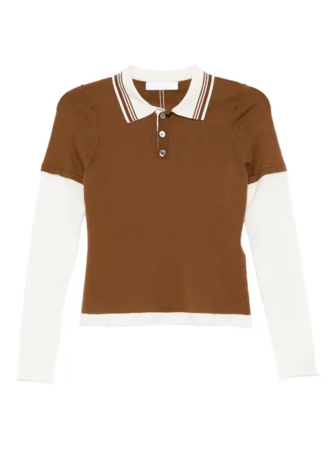 CUDDLEUP long-sleeve polo top
