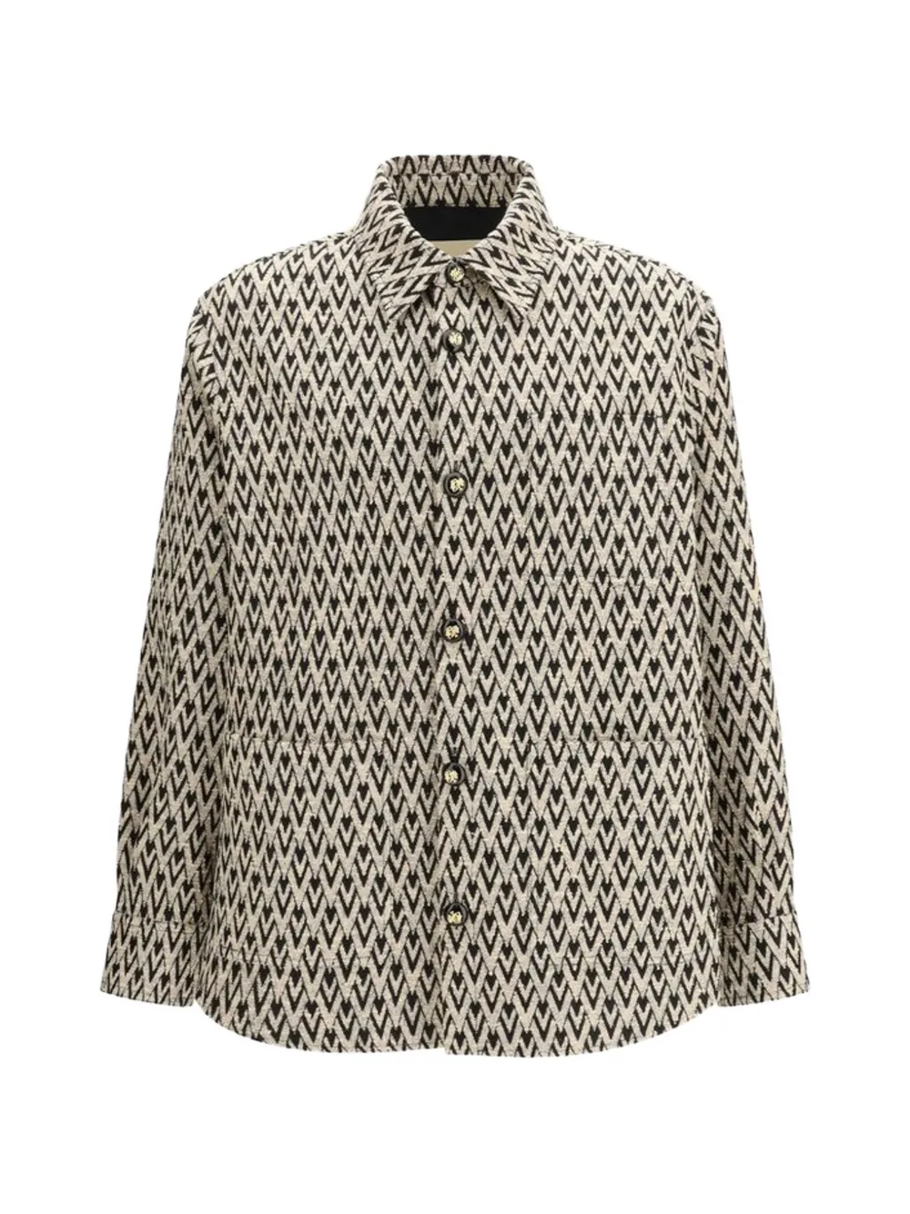 Valentino Garavani Giacca-camicia con bottoni - Toni neutri