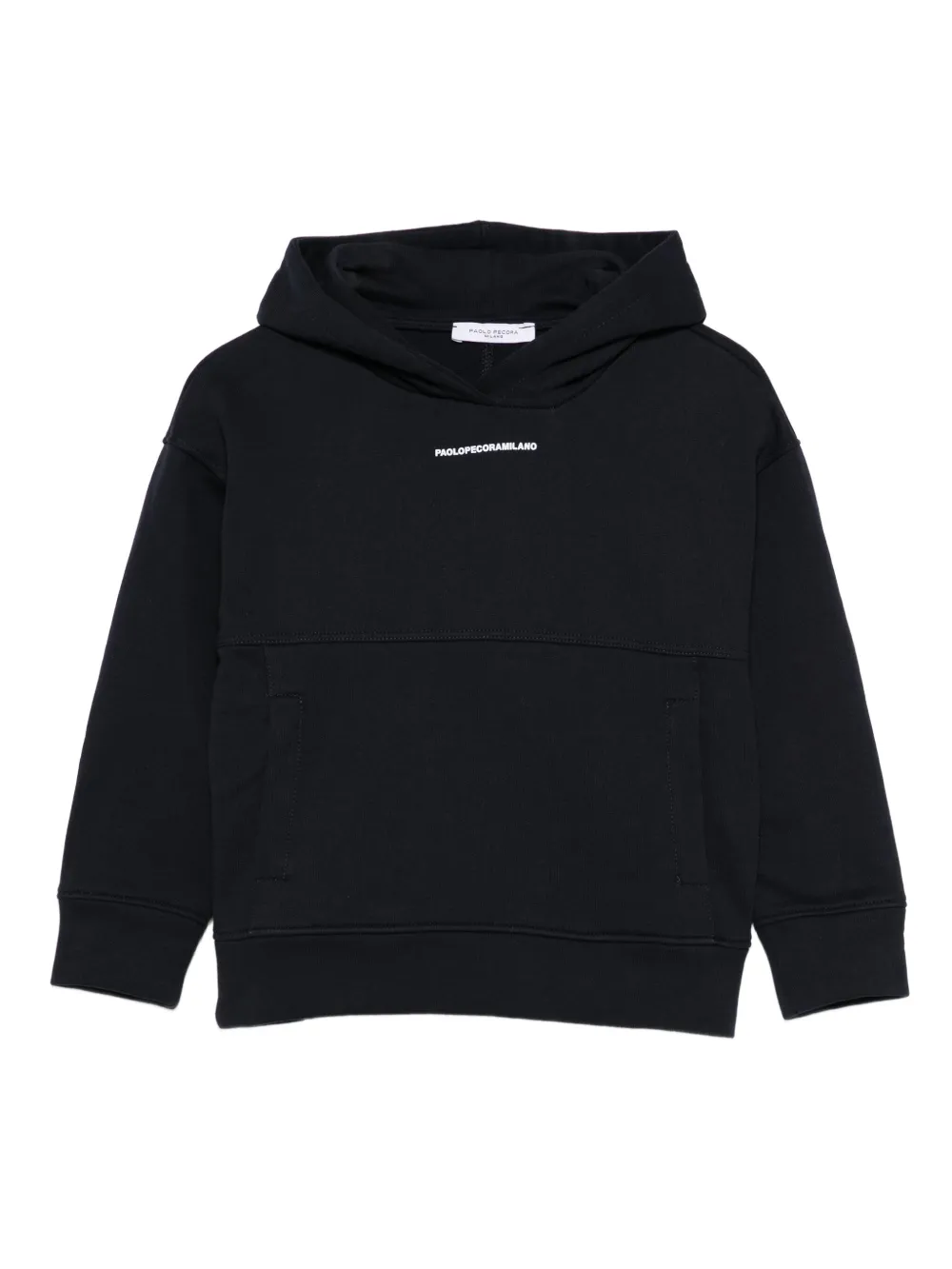 Paolo Pecora Kids logo-print hoodie | Blue | Image 1