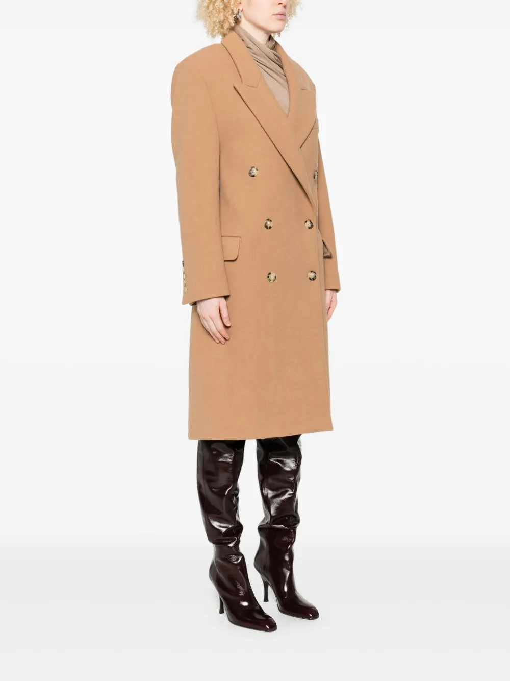 Aniye By Jas met dubbele rij knopen Beige