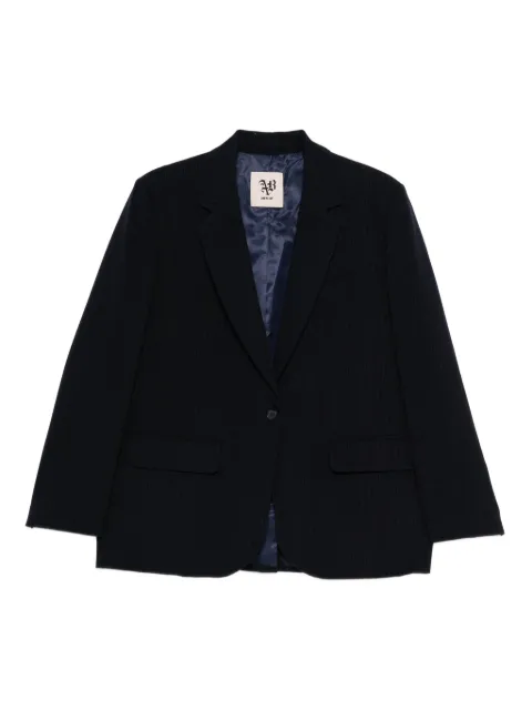 Aniye By pinstripe-print single-breasted blazer