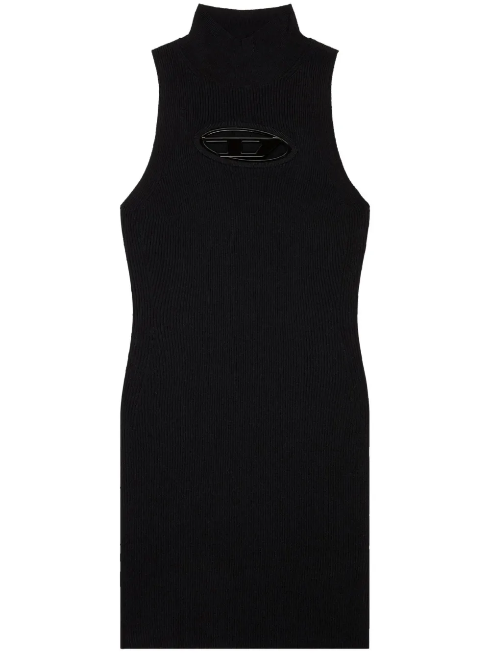 Diesel M-onerva Mini Dress In Black