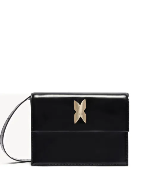 Genny medium flap-front clutch bag