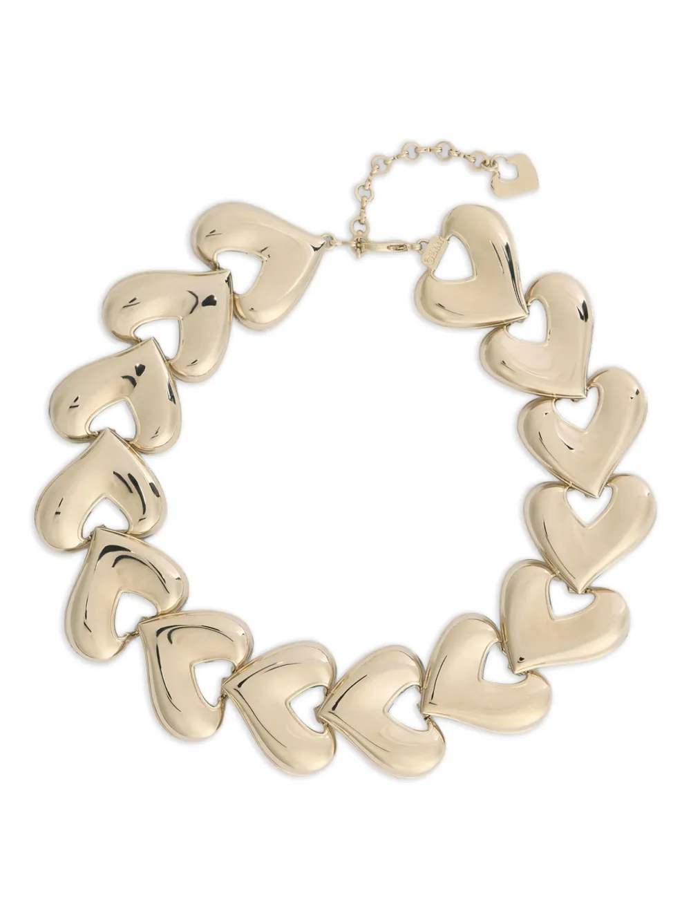 Genny heart-links necklace | Gold | Image 1