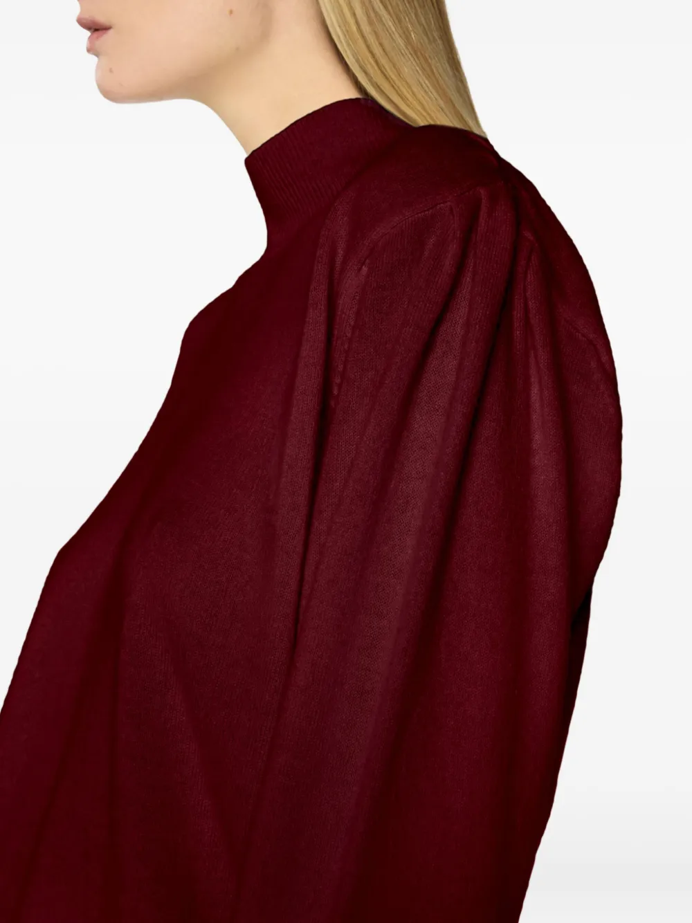 Genny Turtleneck Sweater In Red