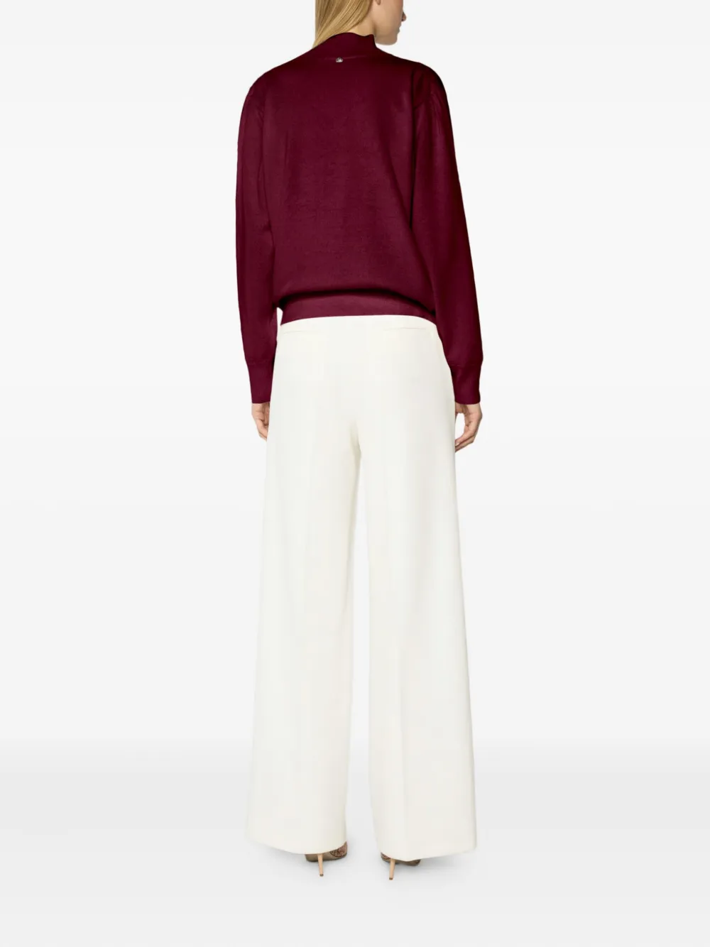 Genny Turtleneck Sweater In Red