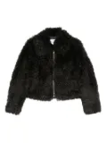 STAND STUDIO faux-shearling jacket - Grey