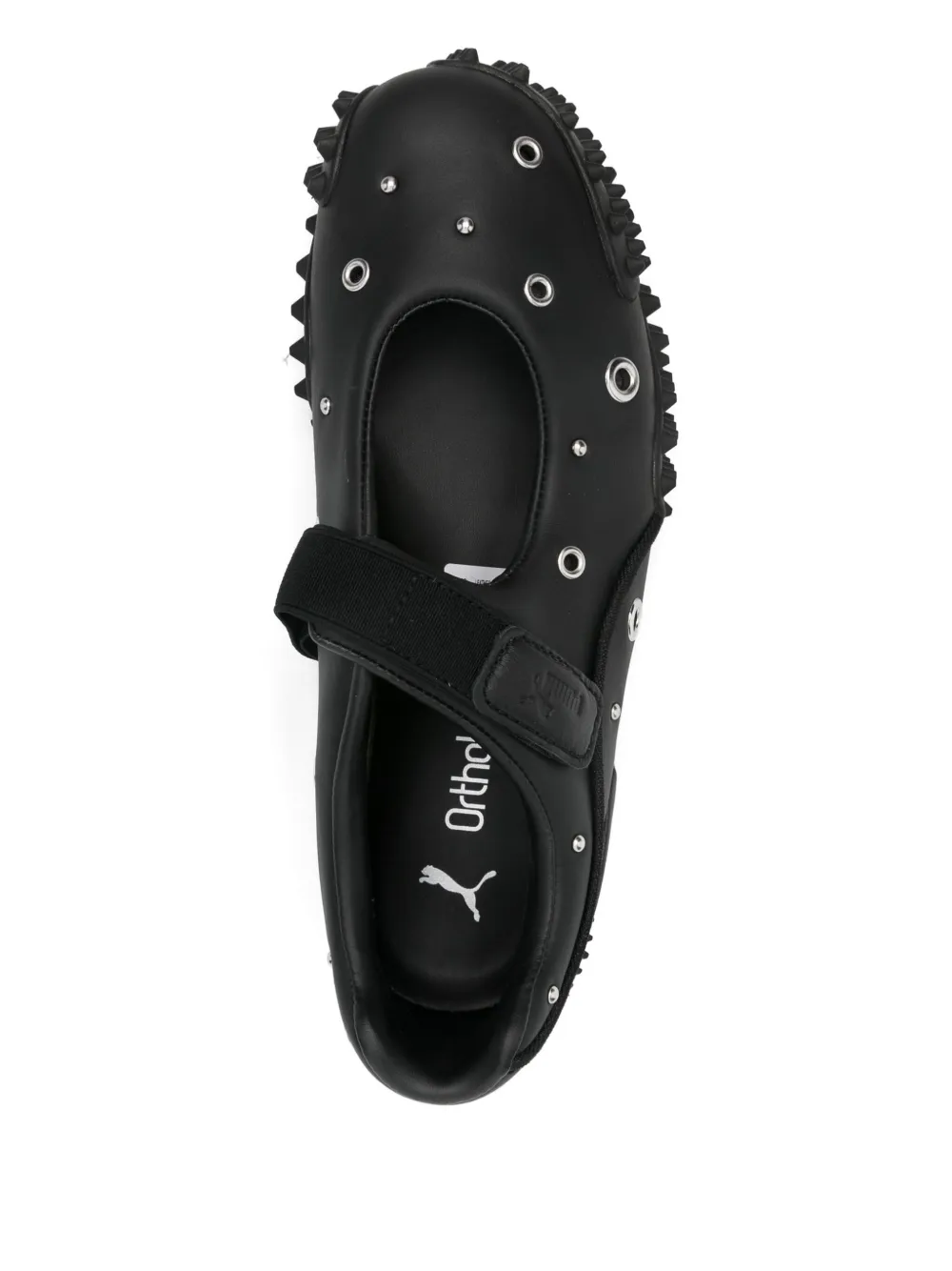 PUMA Mary Jane sneakers met studs Zwart