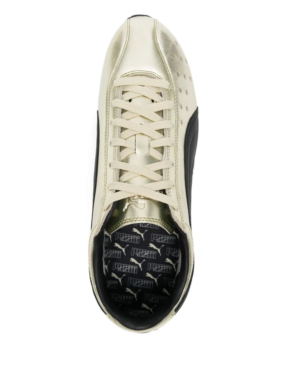 Puma Formstrip-logo Sneakers In Gold