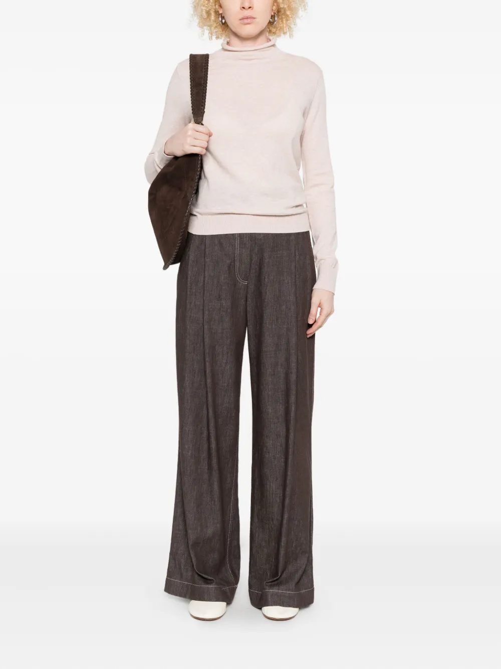 YERSE turtleneck long-sleeve sweater | Knitted Sweaters | Image 2