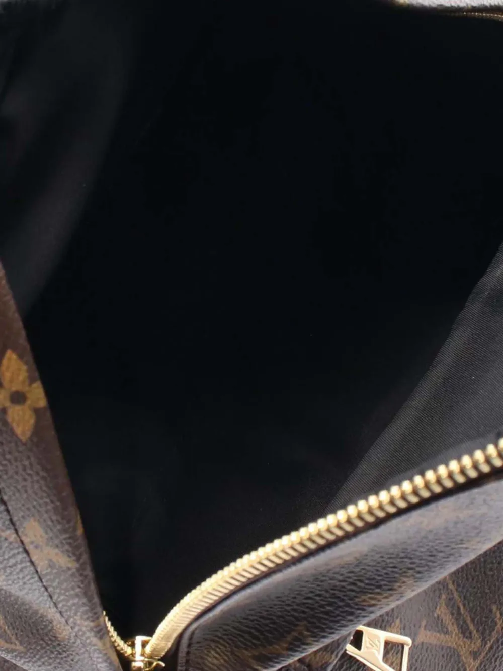 Pre-owned Louis Vuitton 2016 Monogram Palm Springs Pm Backpack In Brown