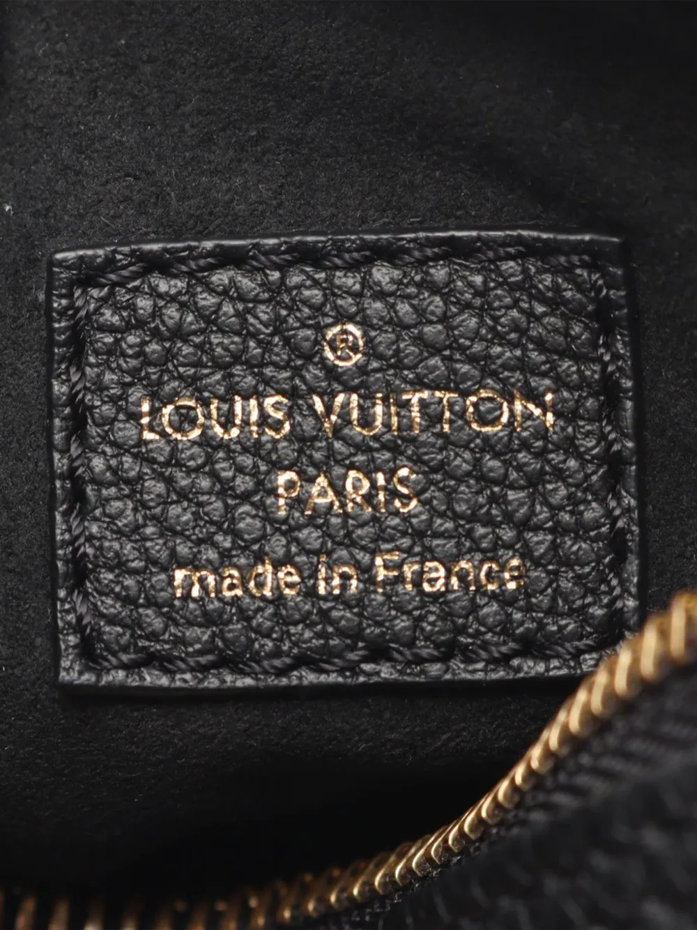 Pre-owned Louis Vuitton 2021-2025 Monogram Empreinte Studs Nano Speedy Satchel In Black