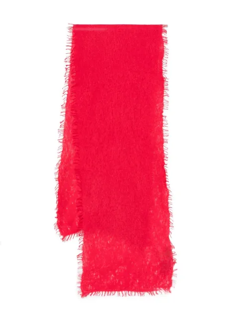 MOULETA frayed-edge scarf